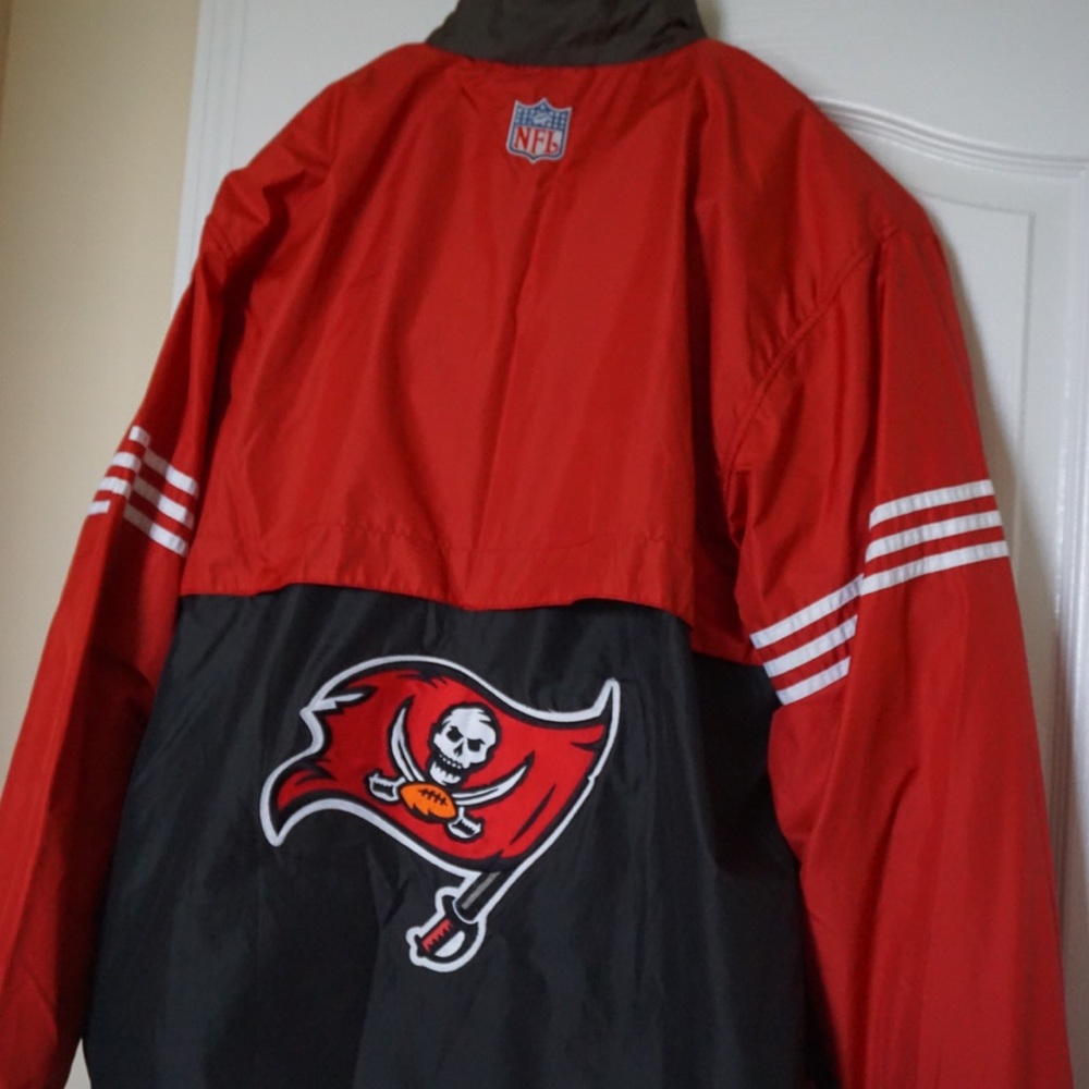 90’s Adidas Buccaneers Wind Breaker Jacket XL